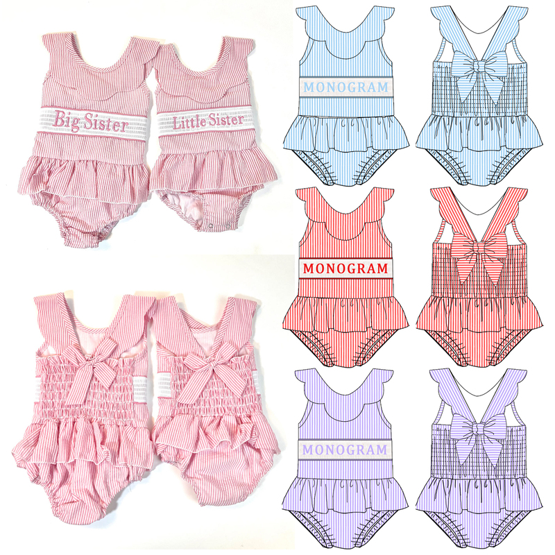 Custom Print Girl Swimwear Mermaid Print