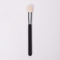 Nouvelle Brosse à Poudre Libre de Maquillage en Cheveux Synthétiques Blancs de Qualité Supérieure, Modèle DS-F10, avec Logo Personnalisable OEM/ODM