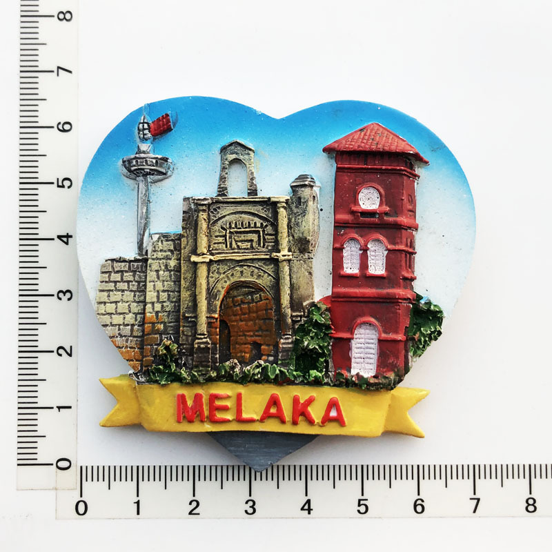 Colorido corazón de Malaca, Malasia