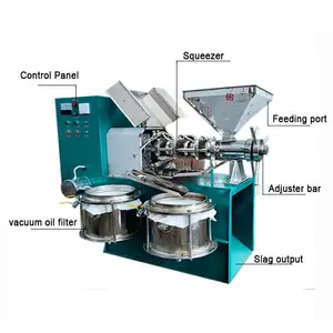 Commercial Cold and Hot Pressing Soybean Peanut Sunflower Oil Pressing Machine Oil Mill Making Pressing Extracting Machine
