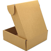 Boîtes d'emballage pliables en papier kraft rose personnalisées de haute qualité, écologiques, biodégradables, en matériaux recyclés, brillantes