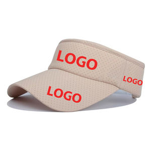 Logo d'événement promotionnel <span class=keywords><strong>personnalisé</strong></span> écran solaire à séchage rapide respirant creux vide chapeau haut de forme cyclisme tennis golf réglable <span class=keywords><strong>pare</strong></span>-<span class=keywords><strong>soleil</strong></span> chapeau - Product Image 2