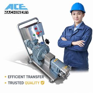 Food Grade Stainless Steel Syrup Transfer Pump,Tomato Paste Lobe Transfer Pump With <b>Trolley</b> - Product Image 6