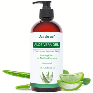 Gel de Aloe Vera Herbal a Granel, Certificado GMP, Calmante para Después del Sol, Hidratante para Piel Seca, Curación de Pequeños Cortes, Unisex, OEM/ODM - Product Image 3
