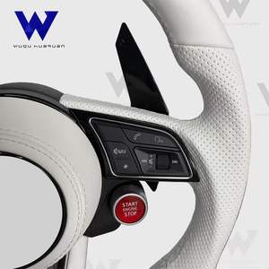 Volant <span class=keywords><strong>sport</strong></span> en cuir Nappa semi-perforé personnalisé pour <span class=keywords><strong>Audi</strong></span>, compatible avec <span class=keywords><strong>A1</strong></span> A3 A4 A5 A6 Q6 Q7 - Product Image 5