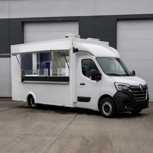 Compre Nuevos Camiones de Comida Móviles 2026, Motorizados, de Acero Inoxidable, Resistentes al Óxido, para Ventas al Aire Libre - Product Image 1