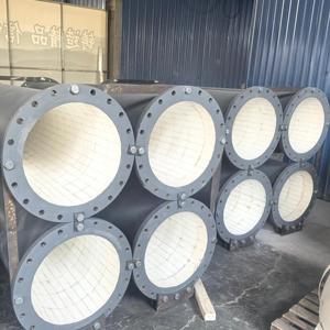 TAILI工業用セラミック耐摩耗性スチールライン複合パイプ肘とティー継手付き - Product Image 2