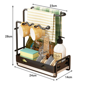 Étagère <span class=keywords><strong>de</strong></span> rangement pour la cuisine, appareil électroménager, support <span class=keywords><strong>de</strong></span> cuisine, monocouche - Product Image 4