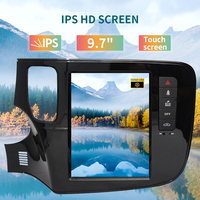 Pour Mitsubishi Outlander 9.7 "écran tactile vertical CarPlay Android Auto HD stéréo, caméra de recul, unité principale Plug & Play