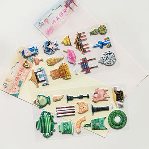 Calcomanías de Espuma con Diseño Cultural Extraíbles de Fábrica OEM, Pegatinas de Arte de Porcelana de Estilo Chino - Product Image 2