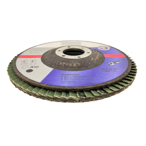 Disk Abrasif <span class=keywords><strong>Flap</strong></span> <span class=keywords><strong>Disc</strong></span> 125mm, Disk <span class=keywords><strong>Flap</strong></span> <span class=keywords><strong>Disc</strong></span> 5 Inch Coklat Alumina Terfusi, Grit 40 60 80 120 untuk Baja Tahan Karat - Product Image 3