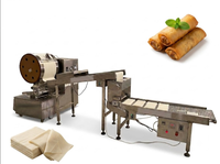 Machine à rouleaux de printemps à haute productivité, prix d'usine, machine à faire des feuilles de lumpia, machine à fabriquer des feuilles de rouleaux de printemps