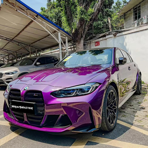 WRAPMASTER 1.52*17m PET brillant crépuscule violet <span class=keywords><strong>film</strong></span> d'emballage de voiture PVC véhicule changement de couleur emballage en vinyle pour la décoration de la carrosserie - Product Image 2