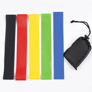 Bandas de Resistencia de TPE Directas de Fábrica al por Mayor, 600*50mm, Bandas de Ejercicio para Fitness, Bajo MOQ, OEM - Product Image 4
