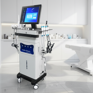 Appareil de beauté pour le visage à l'hydrodermabrasion, peeling à l'eau, 14 en 1, appareil de soin de la peau Hydra - Product Image 1