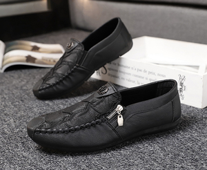 Chaussures décontractées en cuir pour hommes, style mocassins, fournisseurs chinois - Product Image 5