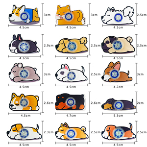 Acrylic phim hoạt hình con chó ngón tay <span class=keywords><strong>Spinner</strong></span> căng thẳng cứu trợ thần tài đồ chơi không độc hại an toàn - Product Image 5