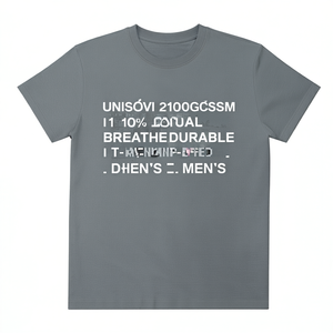 T-Shirt Unisex 210GSM 100% Cotone, Casual, Traspirante, Resistente, con Stampa DTF, Maglietta da Uomo - Product Image 2