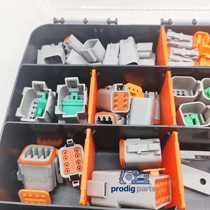 Herramientas de reparación de arneses para excavadoras DT06-2S-Kit, kits de reparación de arneses de cableado, kit de conectores, crimpadora, extractor de terminales de 2-12 pines, IP68 - Product Image 4