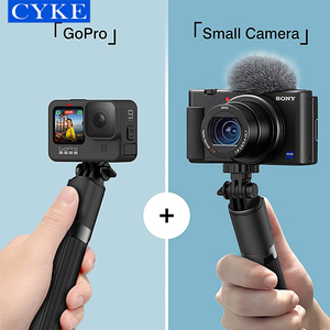 CYKE 6 en 1 Palo Selfie Inalámbrico <span class=keywords><strong>Bluetooth</strong></span> <span class=keywords><strong>con</strong></span> Trípode y Luz de Relleno, Soporte para Teléfono <span class=keywords><strong>con</strong></span> Control Remoto y Rotación de 360 Grados L03s - Product Image 4