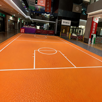 Revêtement de sol sportif Runsure en chlorure de polyvinyle haute densité à faible teneur en COV pour rénovation sur carrelage de terrain de badminton – Prix de gros usine
