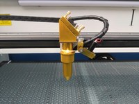 Machine laser CNC à fibre Hauser 1060 M2, gravure et découpe haute précision pour pierre/caoutchouc/bois/MDF/cristal, prise en charge DXF, vente directe usine