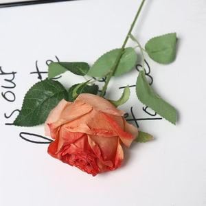 Flores Artificiales de Rosa con Borde Asado de Alta Gama al por Mayor para Regalos de Boda, Día de San Valentín y Decoración del Hogar - Product Image 2
