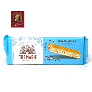 เวเฟอร์ TreMarie Ancora Uno รสสตรัคเชียเทลลา ไส้ครีมนมผสมช็อกโกแลตชิ้น 140 กรัม บิสกิตอิตาเลียน GVerdi Food Selection - Product Image 1