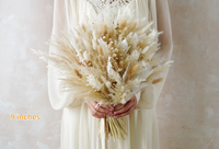 Buket Pernikahan Rumput Pampas Warna Sesuai Pesanan untuk Pengantin & Pengiring Pengantin Gaya Rustic Boho 55CM Kain Non-Woven