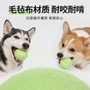 Jokiten Pet Tennis Balls 3 Pack <b>Throwing</b> Toy For Dogs Interactive <b>Outdoor</b> Play - Product Image 3