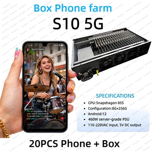 Caja para Granja de Teléfonos, Bots para Granja de Clics Sociales para <span class=keywords><strong>Samsung</strong></span> <span class=keywords><strong>S20</strong></span> NOTE8 9 10, Placa Base para Teléfono, Caja para Granja de Control Grupal - Product Image 5