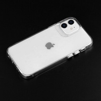 Transparent Anti-Jaune TPU PC Matériel Cristal Téléphone étui pour iphone 15 14 13 Appareils Android En Vrac Clair Vierge Couverture De Téléphone