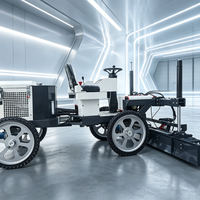 Machine à laser pour le nivellement du béton YG ZP40, haute performance, débit maximal de 2000 m3/h, application robotisée de nivellement de sols industriels à grande échelle