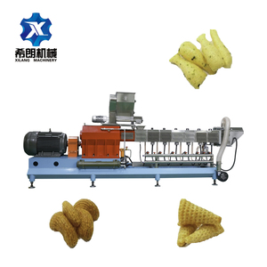 Nouvelle ligne de production de snacks soufflés 2D 3D entièrement automatique en acier inoxydable avec extrudeuse bivis pour la fabrication de chips à base d'amidon de maïs - Product Image 4