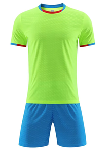 Ensemble de maillot de football noir pour homme, manches courtes, anti-transpiration, uniforme d'équipe rayé, toutes saisons, coupe classique, vêtements de sport en polyester - Product Image 3