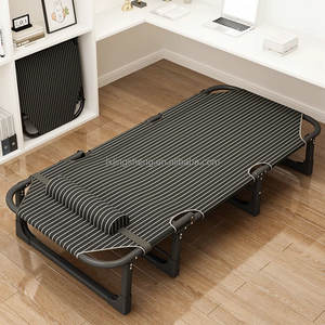 Cama de Playa Plegable de Metal Ajustable, Tumbona, Cama Plegable Portátil - Product Image 2