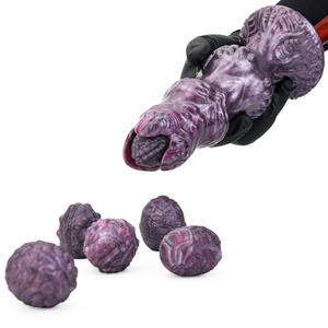 Monster Ovipositor <b>Dildo</b> Silicone Push Eggs Intense Orgasm Versatile Hollow <b>Dildo</b> Vagina Trainer for Submission Kink Exploration - Product Image 1