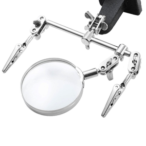 Loupe de soudage avec lumières LED loupe à <span class=keywords><strong>souder</strong></span> à la main support de <span class=keywords><strong>fer</strong></span> à <span class=keywords><strong>souder</strong></span> Station loupe outil de réparation de soudure - Product Image 2