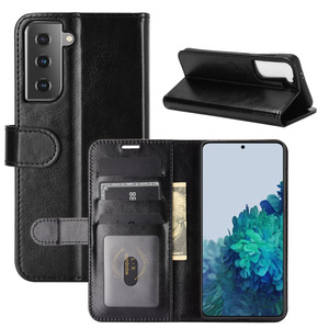 Funda de teléfono para <span class=keywords><strong>Samsung</strong></span> <span class=keywords><strong>Galaxy</strong></span> <span class=keywords><strong>S</strong></span> <span class=keywords><strong>21</strong></span> Plus, carcasa de cuero anticaída con ranura para tarjeta, para <span class=keywords><strong>Samsung</strong></span> <span class=keywords><strong>Galaxy</strong></span> <span class=keywords><strong>S</strong></span> <span class=keywords><strong>21</strong></span> Ultra, 2020 - Product Image 1