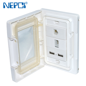 OEM/ODM NEPCI Mercado <span class=keywords><strong>israel</strong></span>í Puertos duales Toma de corriente USB Toma de corriente Módulo de cargador USB italiano 2 V/2.1A - Product Image 3