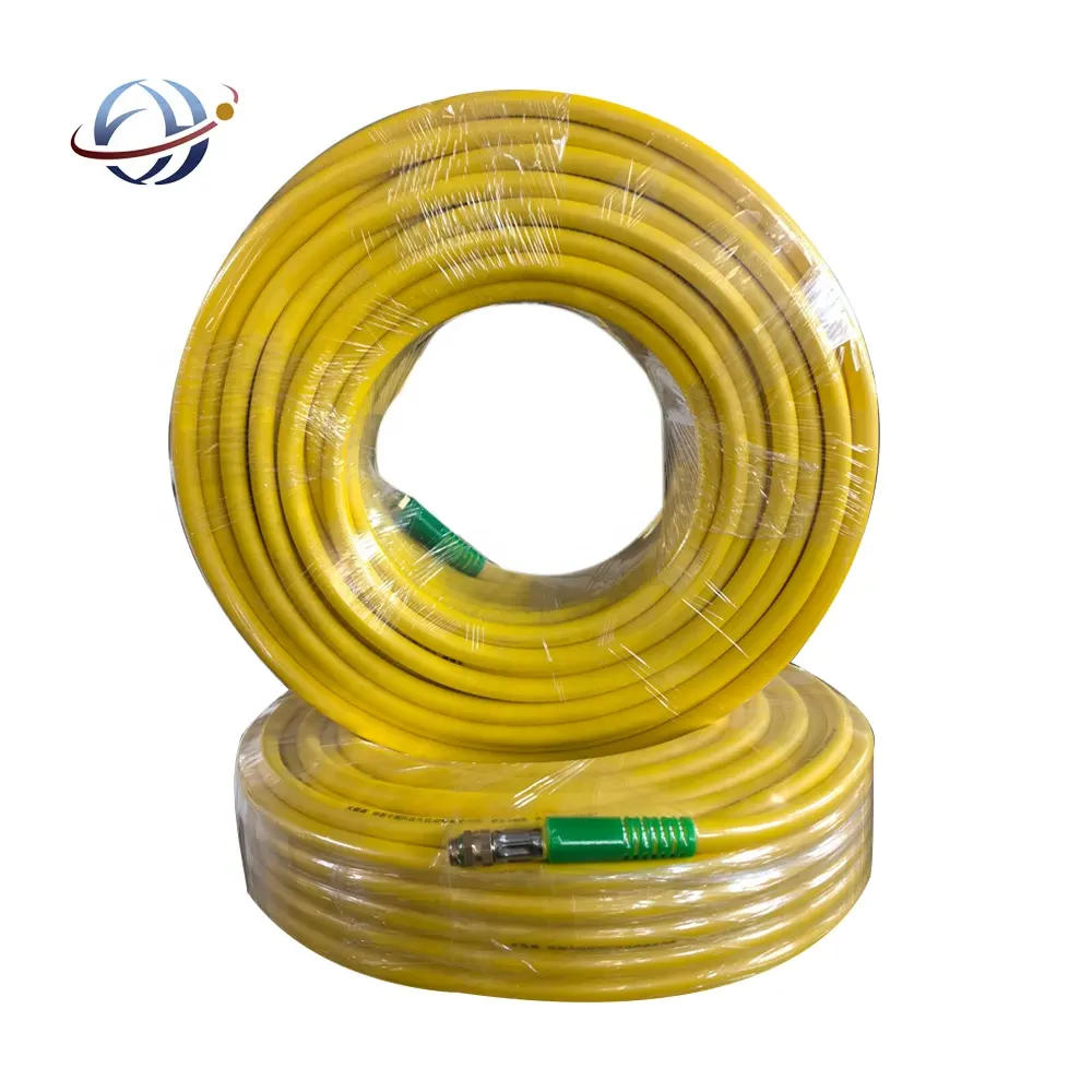 5 couches pvc irrigation agricole doux flexible haute pression 8.5mm 10mm jaune corée tuyau de pulvérisation tuyau