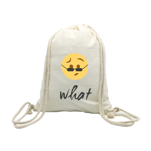 Sac à dos en toile de coton à personnaliser pour enfants, sac à cordon pour peinture DIY - Product Image 6