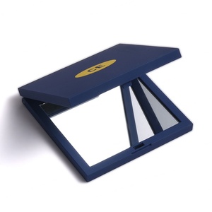 Hot Selling Square Blue Travel Pocket Foldable Cosmetic Makeup <b>Mirror</b> - Product Image 6