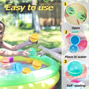 Palloncini magnetici riutilizzabili in Silicone per bambini autosigillanti da bagno piscina da spiaggia con riempimento rapido bombe <span class=keywords><strong>d</strong></span>'<span class=keywords><strong>acqua</strong></span> estive - Product Image 5