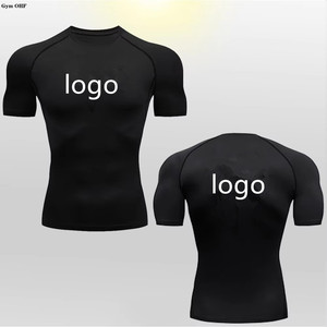T-shirts de sport en velours côtelé pour hommes, coupe ajustée, style été, nouvelle collection 2026 - Product Image 3
