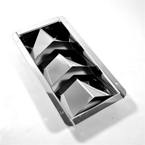 Rejilla de Ventilación Rectangular de 3 Paneles de Acero Inoxidable Isure de 210x110 mm, Accesorios para Barcos - Product Image 4