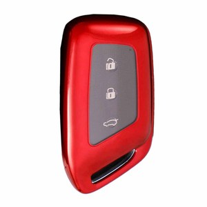 Huanyue ที่หุ้มกุญแจรถแบบกำหนดเองสำหรับ RS3 Baojun RS5 RC5 RC6ปุ่มโปร่งใสสีเงินแบบ E200 - Product Image 2