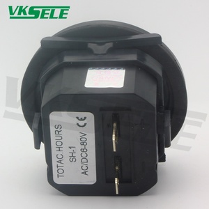 Hour <strong>Meter</strong> SH-1 <strong>Frequency</strong> <strong>Meter</strong> Digital Tachometer Rpm <strong>Counter</strong> 50/60Hz 10v-80vdc Ac100v-250v - Product Image 6