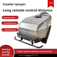 Machine de pulvérisation de pesticides télécommandée Pitaya Small Crawler pour vergers avec système d'alimentation en air intelligent