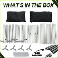 Fangsheng GN-017 Cage de golf intérieure/extérieure sur mesure avec écran de frappe, filets et rembourrage en mousse pour parcours de golf virtuel